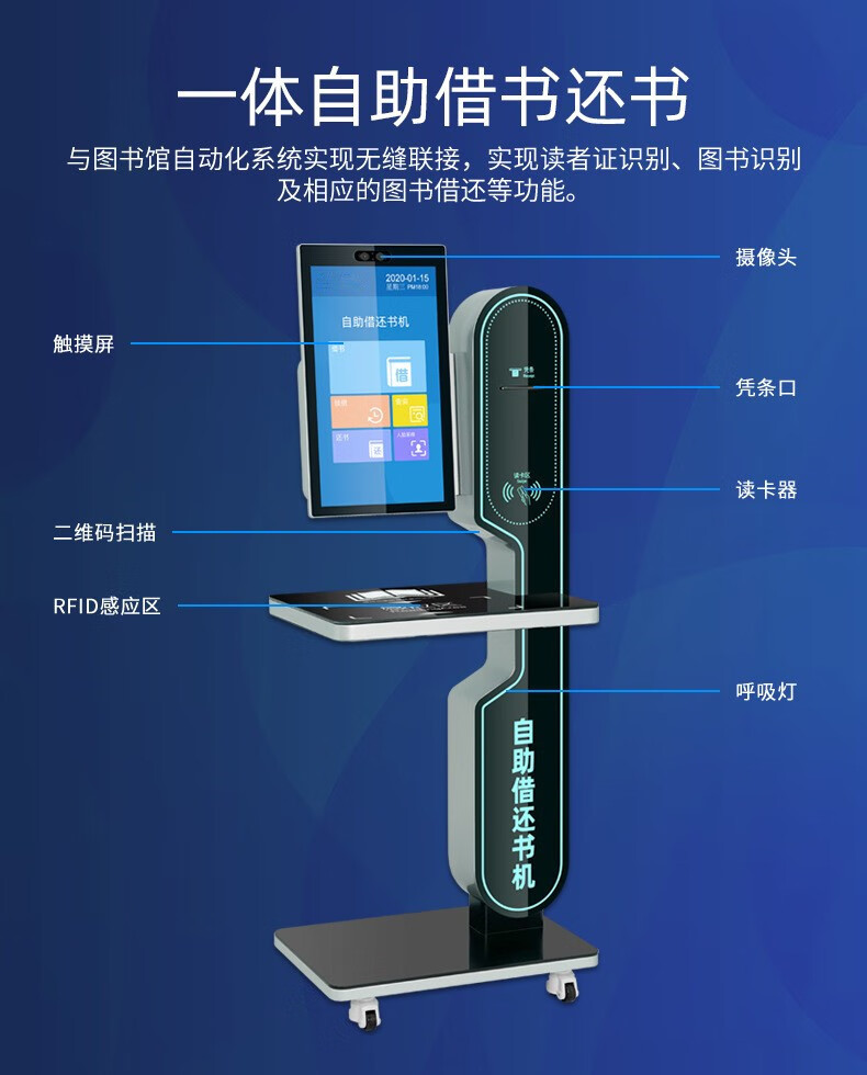 自助借還書機